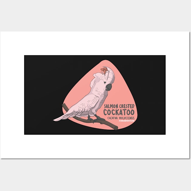 The Salmon Crested Cockatoo Wall Art by Gernatatiti